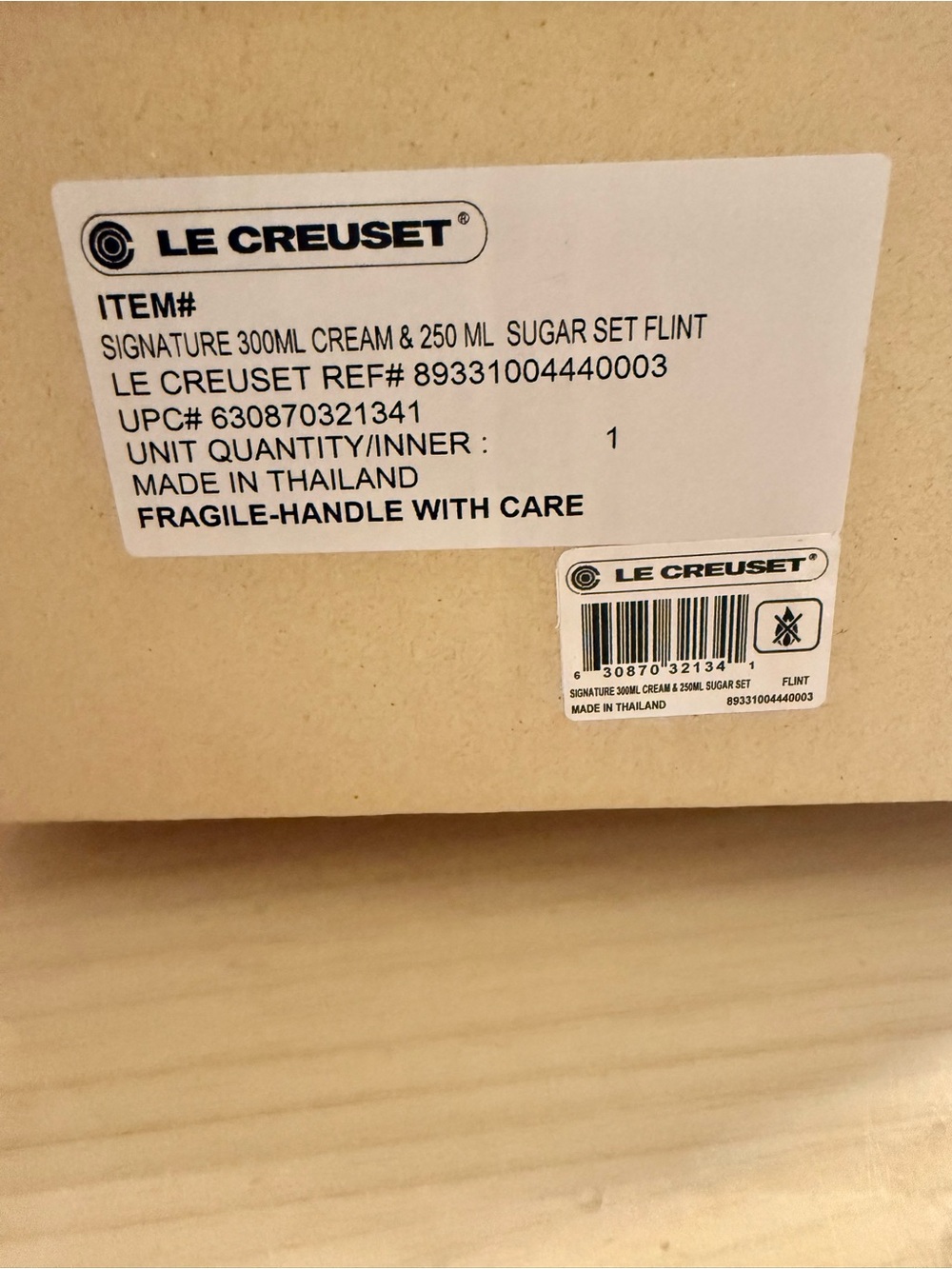 Le Creuset Sugar & Cream Set Ceramic Bake Dish - Picture 9 of 16